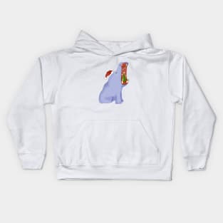 I want a hippopotamus for christmas Kids Hoodie